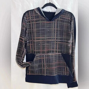 Track and field women’s size large  mesh long sleeve hoodie sweater